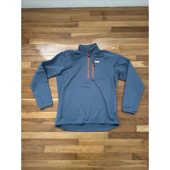 ORVIS Other - ORVIS Horseshoe Hills Quarter-Zip Fleece Men's Bluestone Size L